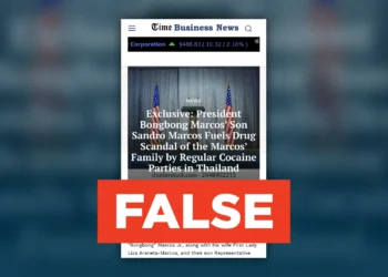 FACT CHECK: There is no verified evidence that Sandro Marcos uses illegal drugs or hosts parties in Thailand