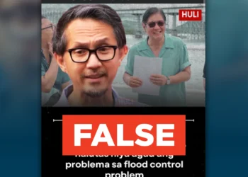 FACT CHECK: DPWH Secretary Vince Dizon did not say flood control was solved in three months