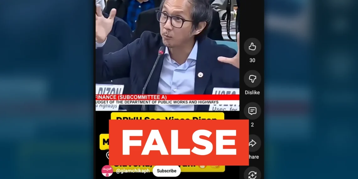 FACT CHECK: There is no record of Vince Dizon being amazed at President Marcos over a flood control project