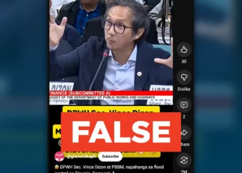 FACT CHECK: There is no record of Vince Dizon being amazed at President Marcos over a flood control project