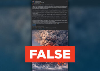 FACT CHECK: AI-generated photo falsely shows Mount Fuji eruption