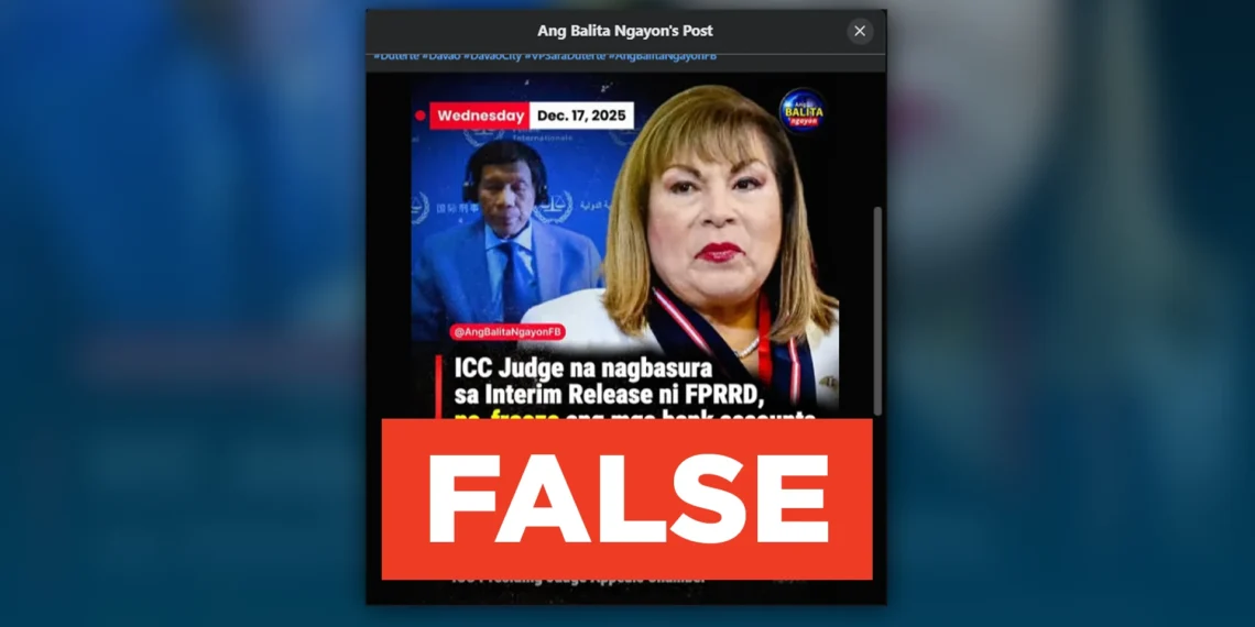 FACT CHECK: ICC Judge Luz del Carmen Ibáñez Carranza did not have Uber, Western Union, or European accounts frozen