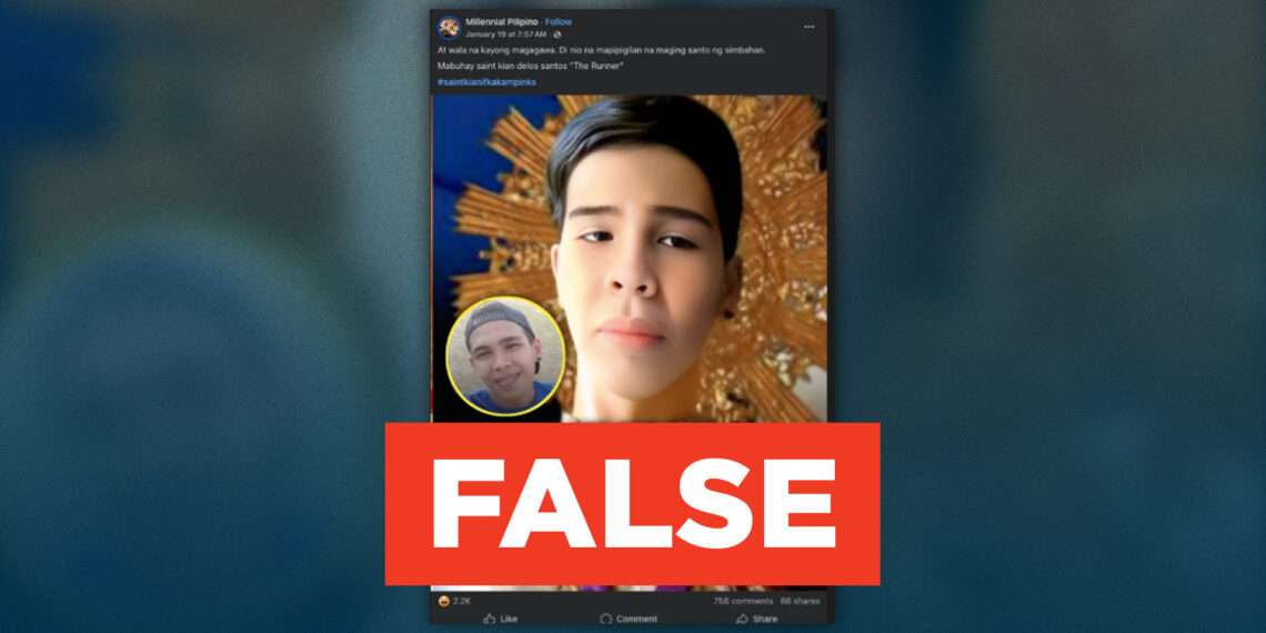FACT CHECK: Kian delos Santos is not being considered for sainthood by the Catholic Church