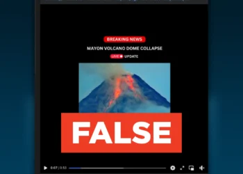 FACT CHECK: Viral video does not show a live explosive eruption of Mayon Volcano