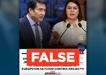 FACT CHECK: There is no verified evidence that former Senator Bong Revilla Jr. accused Vice President Sara Duterte of masterminding flood control corruption