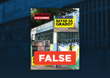 FACT CHECK: Veteran journalist falsely alledges SPTA-for-grades scheme at Cebu SciHi