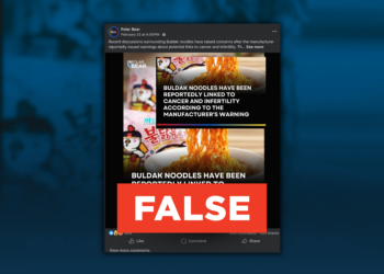 FACT CHECK: Buldak noodles do not carry official cancer or infertility warnings