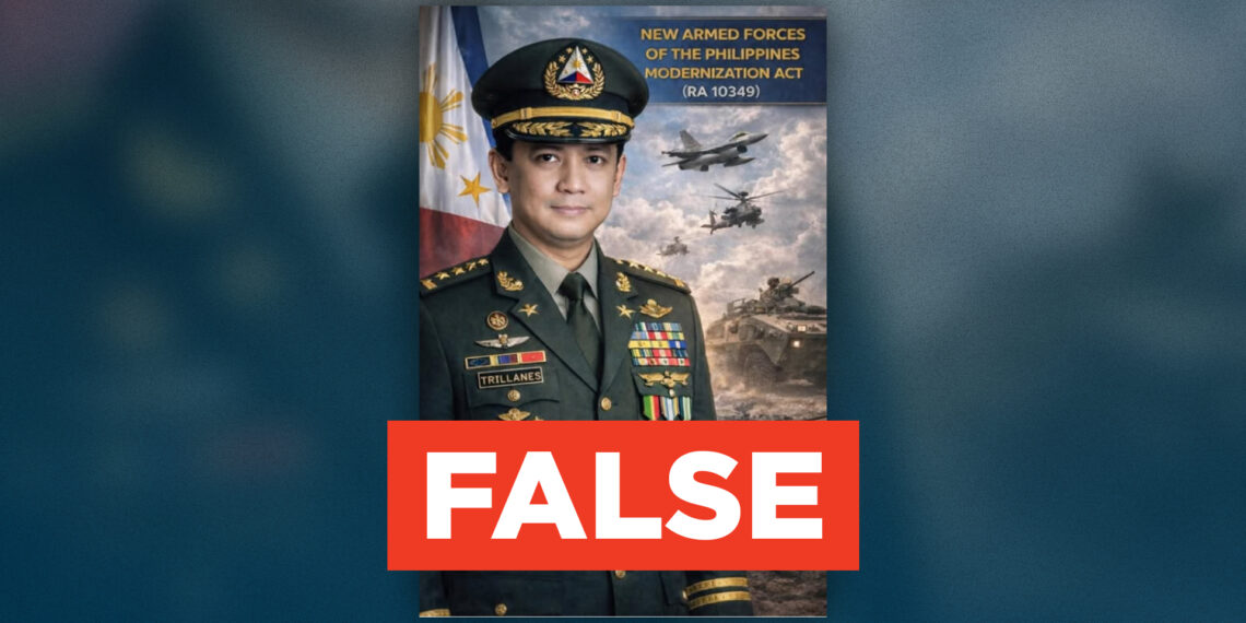FACT CHECK: Former Senator Antonio Trillanes IV is not in a military uniform, labelled as ‘bagong bayani’