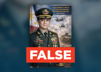 FACT CHECK: Former Senator Antonio Trillanes IV is not in a military uniform, labelled as ‘bagong bayani’