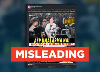 FACT CHECK: AFP has not withdrawn support from President Marcos or endorsed Sara Duterte