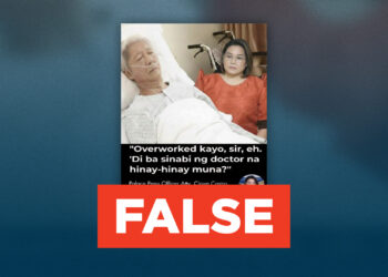 FACT CHECK: No verified statement that Palace official said Marcos was ‘overworked’ in hospital
