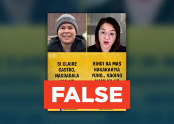 FACT CHECK: Vice President Sara Duterte and Palace Press Officer Claire Castro did not exchange blows on “being a shame to the country.”