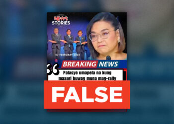 FACT CHECK: Usec. Claire Castro did not ask for the temporary ban of rallies during the ASEAN Summit 2026 duration.