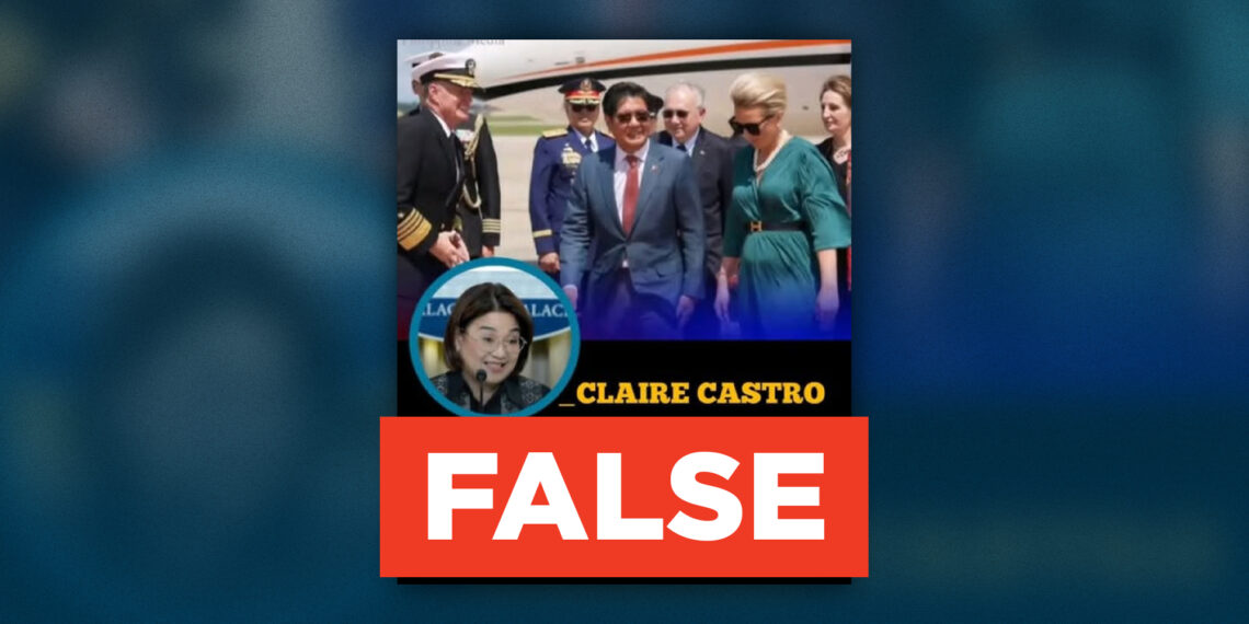 FACT CHECK: Presidential Communications Office Usec. Atty. Claire Castro did not declare that the administration is “doing well” amid its debt