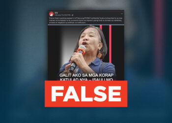 FACT CHECK: France Castro did not demand VP Sara Duterte return ₱125M