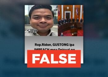 FACT CHECK:  Cong. Terry Ridon does not want to oust Supreme Court officials in-charge of voiding VP Sara Duterte’s impeachment complaint