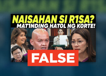 FACT CHECK: Senator Risa Hontiveros has not been arrested by court order