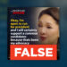 FACT-CHECK: Senator Risa Hontiveros will run for president on the 2028 national elections
