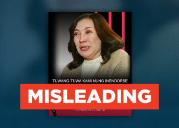 FACT CHECK: Sharon Cuneta has not publicly expressed resentment toward the Dutertes