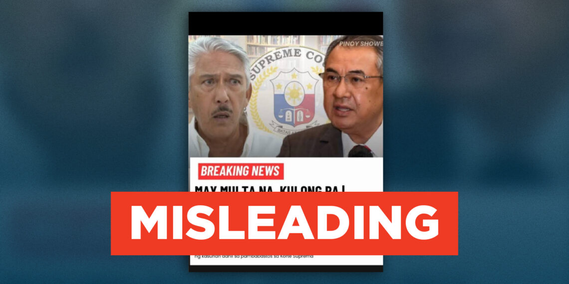 FACT CHECK: Senate President Tito Sotto faces indirect contempt raps, not ‘jail time’