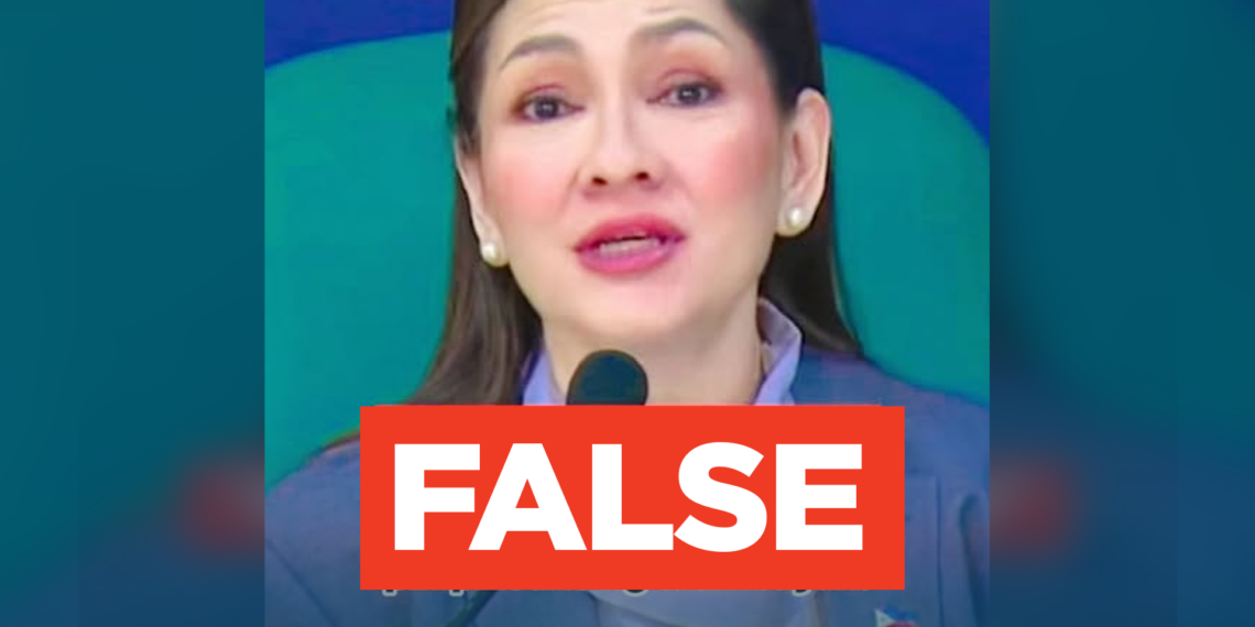FACT CHECK: Sen. Risa Hontiveros has not announced 2028 presidential bid