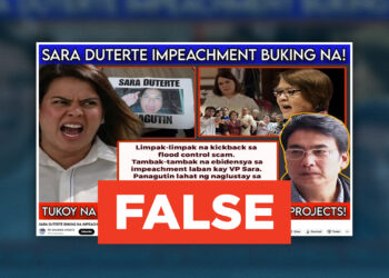 FACT CHECK: No evidence Bong Revilla accused VP Sara Duterte of corruption