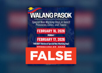 FACT CHECK: Classes are not suspended from on February 16,17, 23 and 26, 2026