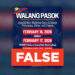FACT CHECK: Classes are not suspended from on February 16,17, 23 and 26, 2026
