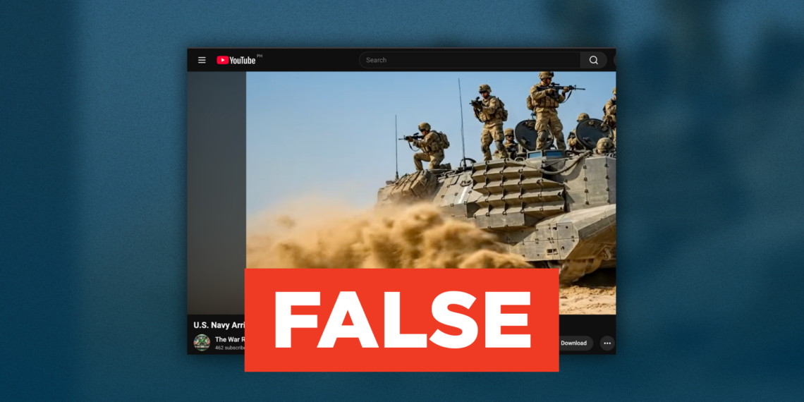 FACT CHECK: US warships did not deploy in Subic Bay as shown in viral video