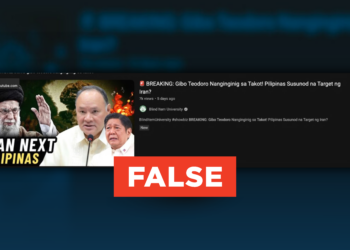 FACT CHECK: Philippines NOT Iran’s next missile target