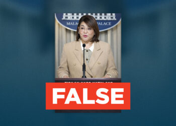FACT CHECK: Palace Press Officer Claire Castro did not encourage the public to stop monitoring flood control controversies in the Philippines.