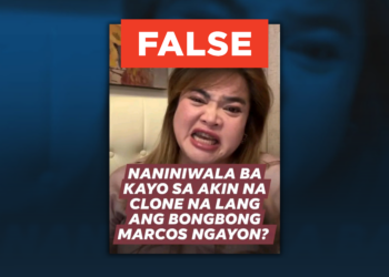 FACT CHECK: President Ferdinand Marcos Jr. is not a clone as social media personality claims