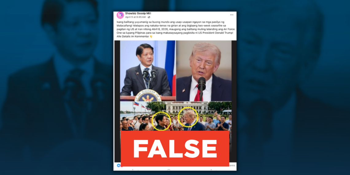 FACT CHECK: No proof Donald Trump is set to visit the Philippines following alleged US-Iran ceasefire