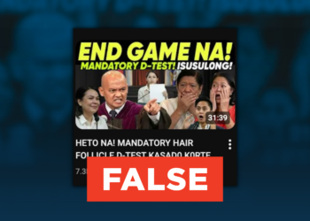 FACT CHECK: No Supreme Court order requiring Marcos drug test