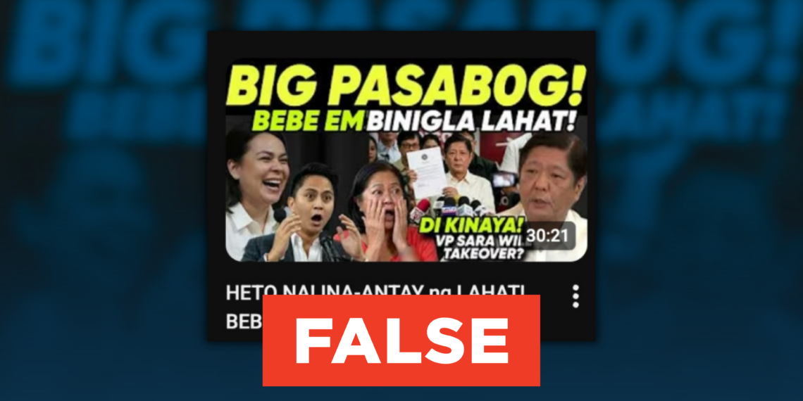FACT CHECK: Marcos has not resigned; Duterte not assuming presidency