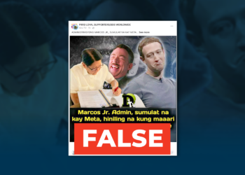 FACT CHECK: No verified proof of alleged Philippine government letter to Meta on fake news takedown