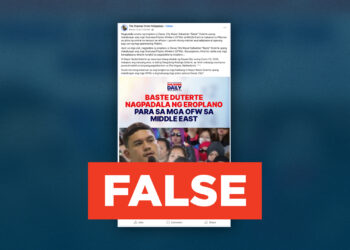 FACT CHECK: No proof Davao City received oil supply from Brunei