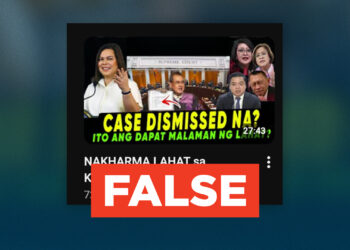 FACT CHECK: Supreme Court has not dismissed Sara Duterte impeachment case