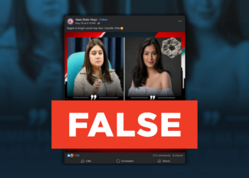 FACT CHECK: Public exchange between Angel Locsin and Senator Camille Villar over statements about loyalty and betrayal is false