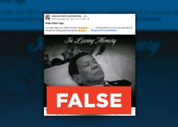 FACT CHECK: Claims that former president Rodrigo Duterte died in ICC detention are false
