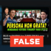 FACT CHECK: Senator Migz Zubiri is NOT declared “persona non grata” in Mindanao