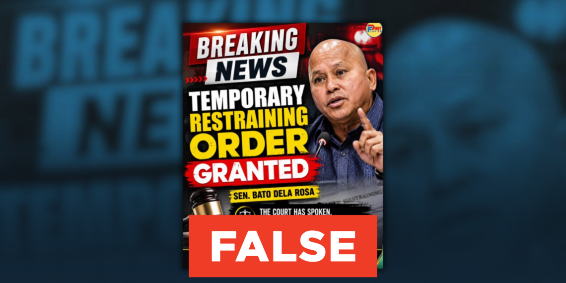 FACT-CHECK: Why Did the Supreme Court Deny Bato Dela Rosa’s TRO Request? 