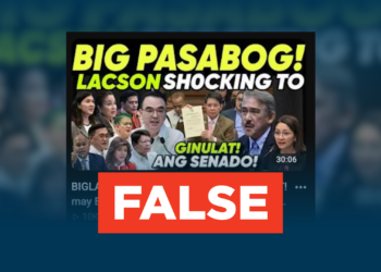 FACT CHECK: Senator Panfilo “Ping” Lacson is NOT resigned from the Senate