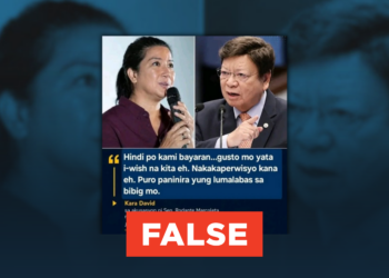 FACT CHECK: Kara David debunks viral quote card linked to Sen. Marcoleta’s media claims