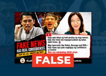 FACT CHECK: Social media commentator Lovely Granada did not accuse children of being unpunishable by the law