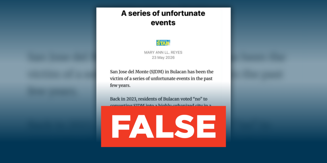 FACT CHECK: San Jose del Monte station is NOT included in MRT-7